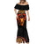 Cymru Am Byth Wales Darts Mermaid Dress Go Welsh Flame Style