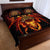 Cymru Am Byth Wales Darts Quilt Bed Set Go Welsh Flame Style