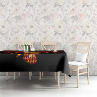 Cymru Am Byth Wales Darts Tablecloth Go Welsh Flame Style