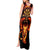 Cymru Am Byth Wales Darts Tank Maxi Dress Go Welsh Flame Style