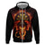 Cymru Am Byth Wales Darts Zip Hoodie Go Welsh Flame Style - Wonder Print Shop