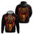 Cymru Am Byth Wales Darts Zip Hoodie Go Welsh Flame Style - Wonder Print Shop