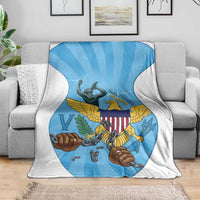 US Virgin Islands Blanket Emancipation Proud Freedom Statue