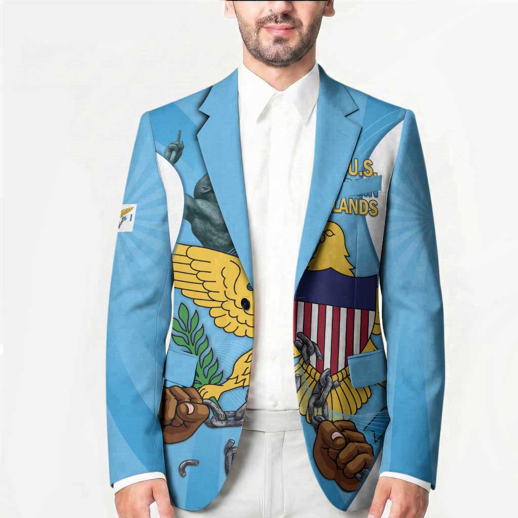 US Virgin Islands Blazer Emancipation Proud Freedom Statue