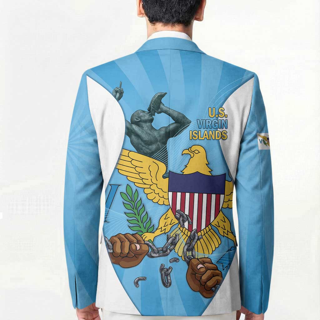 US Virgin Islands Blazer Emancipation Proud Freedom Statue