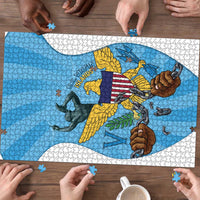 US Virgin Islands Puzzle Emancipation Proud Freedom Statue