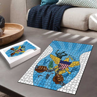 US Virgin Islands Puzzle Emancipation Proud Freedom Statue