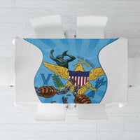 US Virgin Islands Tablecloth Emancipation Proud Freedom Statue