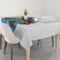 US Virgin Islands Tablecloth Emancipation Proud Freedom Statue