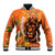 Nederland Fijne Koningsdag Baseball Jacket Netherlands Lion With Orange Tulips