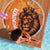 Nederland Fijne Koningsdag Beach Blanket Netherlands Lion With Orange Tulips