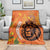 Nederland Fijne Koningsdag Blanket Netherlands Lion With Orange Tulips