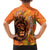 Nederland Fijne Koningsdag Kid Hawaiian Shirt Netherlands Lion With Orange Tulips