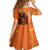 Nederland Fijne Koningsdag Kid Short Sleeve Dress Netherlands Lion With Orange Tulips