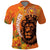 Nederland Fijne Koningsdag Polo Shirt Netherlands Lion With Orange Tulips