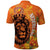 Nederland Fijne Koningsdag Polo Shirt Netherlands Lion With Orange Tulips