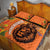 Nederland Fijne Koningsdag Quilt Bed Set Netherlands Lion With Orange Tulips