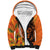 Nederland Fijne Koningsdag Sherpa Hoodie Netherlands Lion With Orange Tulips