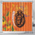 Nederland Fijne Koningsdag Shower Curtain Netherlands Lion With Orange Tulips