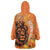 Nederland Fijne Koningsdag Wearable Blanket Hoodie Netherlands Lion With Orange Tulips