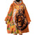 Nederland Fijne Koningsdag Wearable Blanket Hoodie Netherlands Lion With Orange Tulips