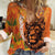 Nederland Fijne Koningsdag Women Casual Shirt Netherlands Lion With Orange Tulips