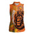 Nederland Fijne Koningsdag Women Sleeveless Polo Shirt Netherlands Lion With Orange Tulips