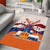 Netherlands King's Day Area Rug Windmill With Nederland Pattern