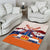 Netherlands King's Day Area Rug Windmill With Nederland Pattern