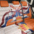 Netherlands King's Day Back Car Seat Cover Windmill With Nederland Pattern