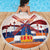 Netherlands King's Day Beach Blanket Windmill With Nederland Pattern