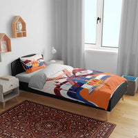 Netherlands King's Day Bedding Set Windmill With Nederland Pattern