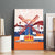 Netherlands King's Day Canvas Wall Art Windmill With Nederland Pattern