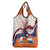 Netherlands King's Day Grocery Bag Windmill With Nederland Pattern