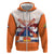 Netherlands King's Day Hoodie Windmill With Nederland Pattern