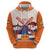 Netherlands King's Day Hoodie Windmill With Nederland Pattern