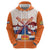 Netherlands King's Day Hoodie Windmill With Nederland Pattern