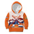 Netherlands King's Day Kid Hoodie Windmill With Nederland Pattern