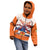 Netherlands King's Day Kid Hoodie Windmill With Nederland Pattern