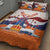 Netherlands King's Day Quilt Bed Set Windmill With Nederland Pattern