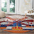 Netherlands King's Day Round Carpet Windmill With Nederland Pattern