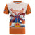 Netherlands King's Day T Shirt Windmill With Nederland Pattern