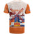 Netherlands King's Day T Shirt Windmill With Nederland Pattern