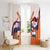 Netherlands King's Day Window Curtain Windmill With Nederland Pattern