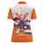 Netherlands King's Day Women Polo Shirt Windmill With Nederland Pattern