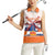 Netherlands King's Day Women Sleeveless Polo Shirt Windmill With Nederland Pattern