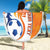 Custom Netherlands Football Beach Blanket 2025 Go Champions Holland