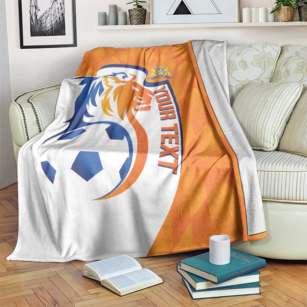 Custom Netherlands Football Blanket 2025 Go Champions Holland