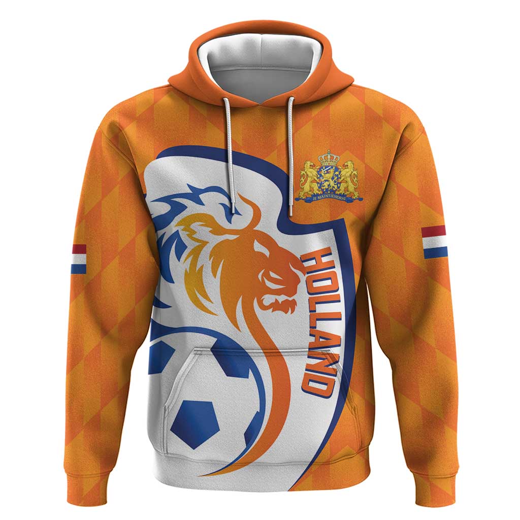 Custom Netherlands Football Hoodie 2025 Go Champions Holland