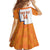 Custom Netherlands Football Kid Short Sleeve Dress 2025 Go Champions Holland